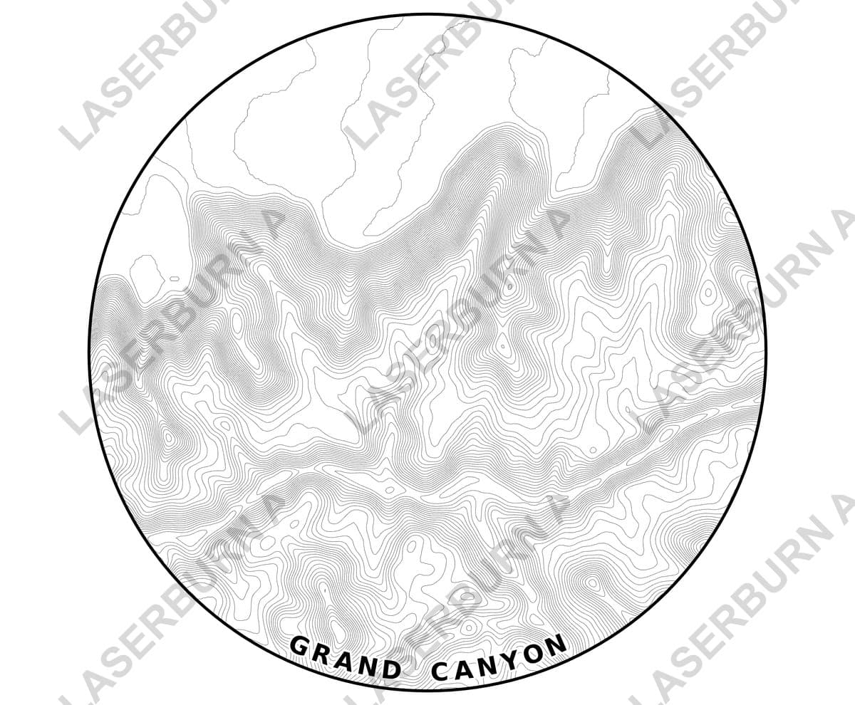 Topographic Elevation Medallions