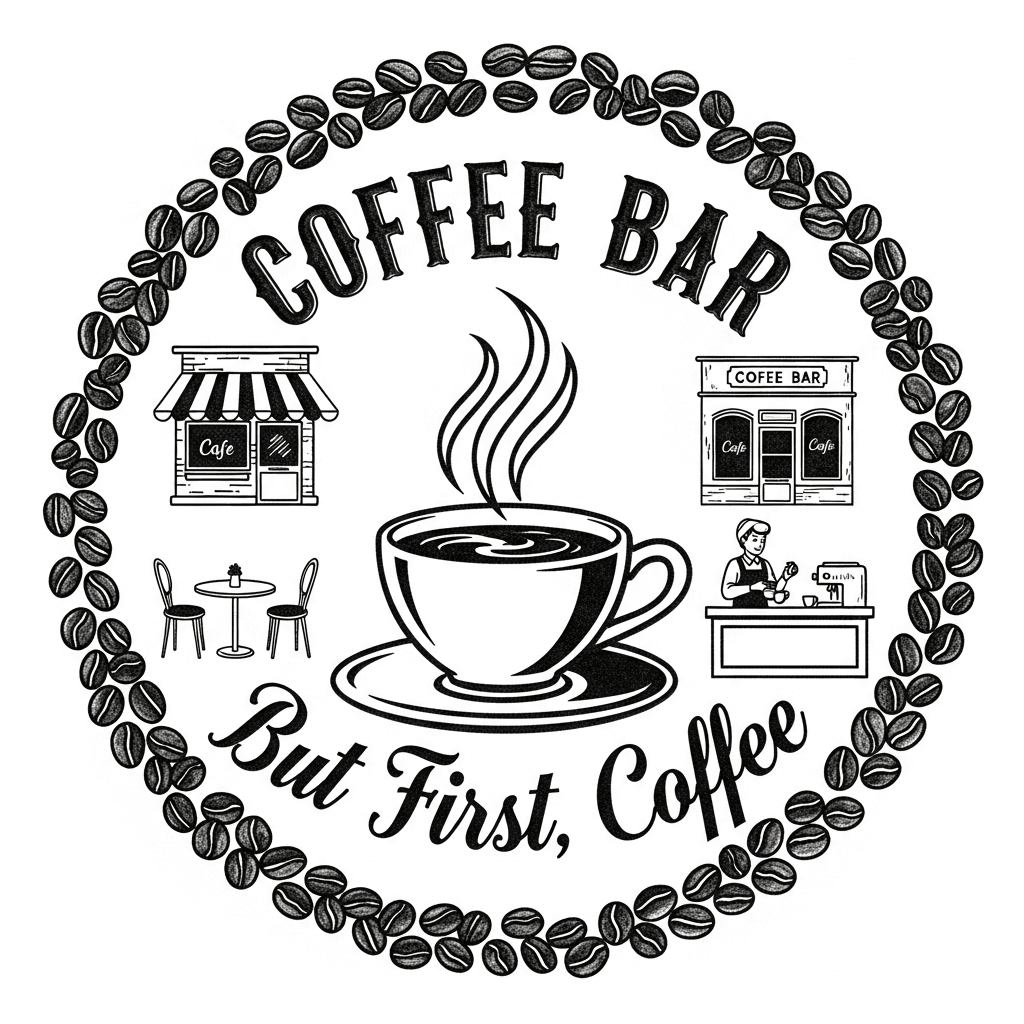 Coffee bar sign laser engrave