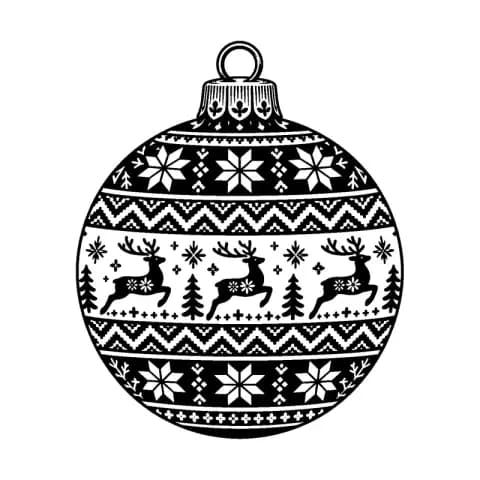 Fair Isle Bauble