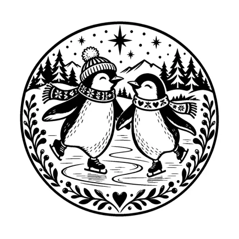 Skating Penguins