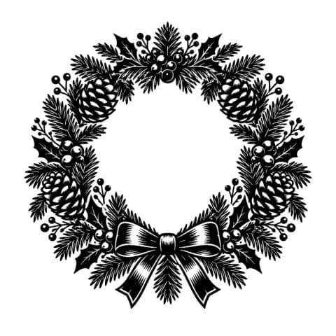Wreath Blank Centre