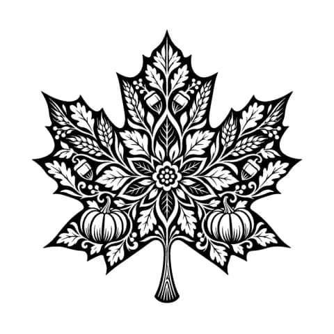 Maple Leaf Mandala