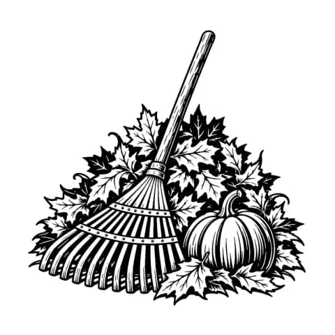 Rake Leaf Pile
