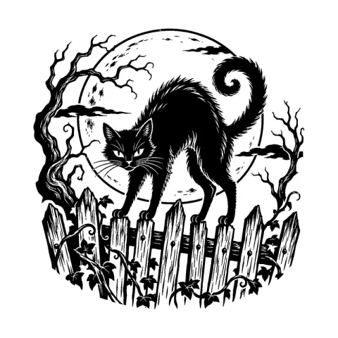Black Cat Fence