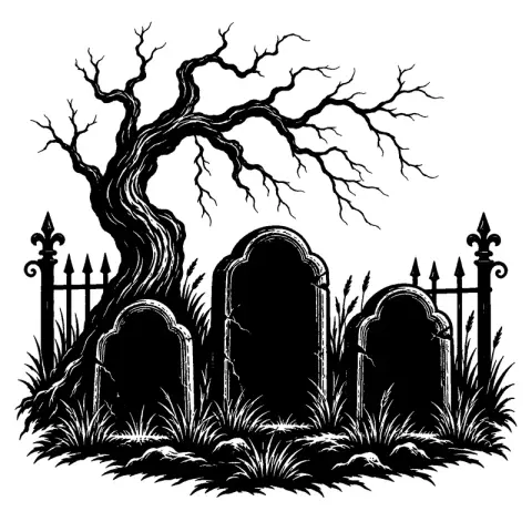 Graveyard Tombstones