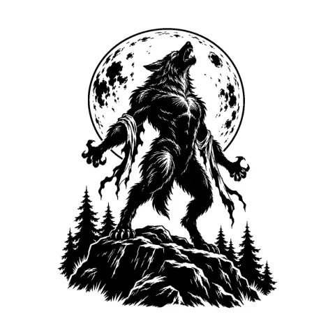 Werewolf Silhouette