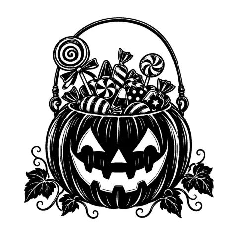 Candy Pumpkin Bucket