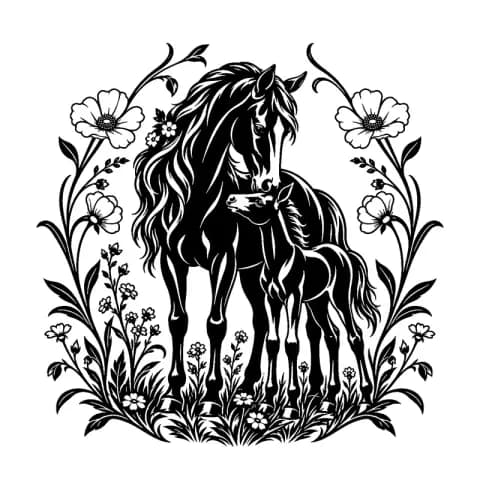 Mare Foal