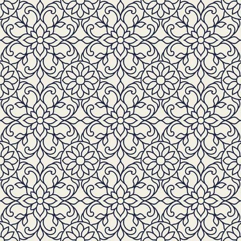 Four Tile Corner Rosette
