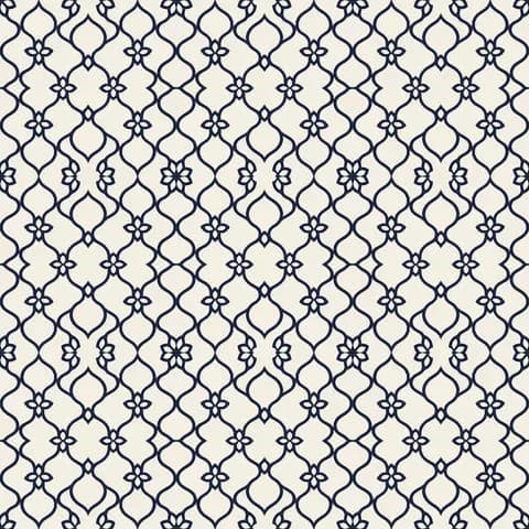 Ogee Trellis With Rosettes