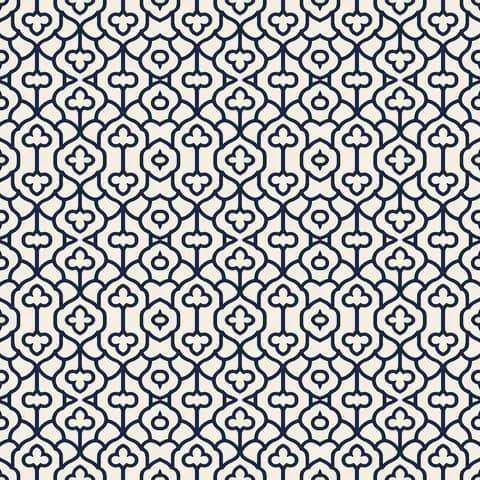 Moorish Trefoil Trellis