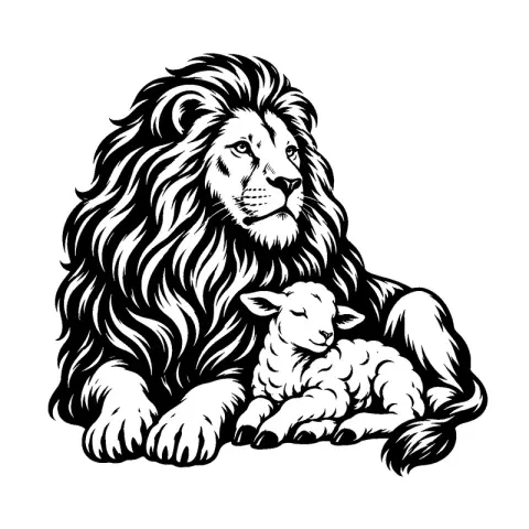 Lion And Lamb