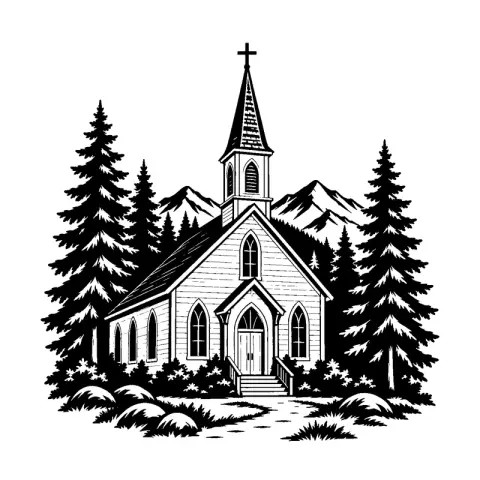 Country Church Pines