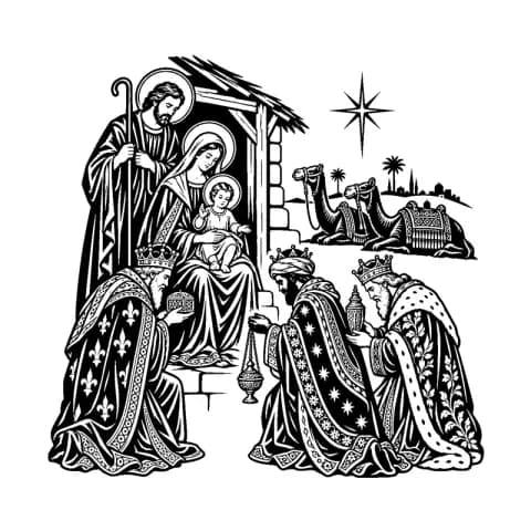Adoration Of The Magi