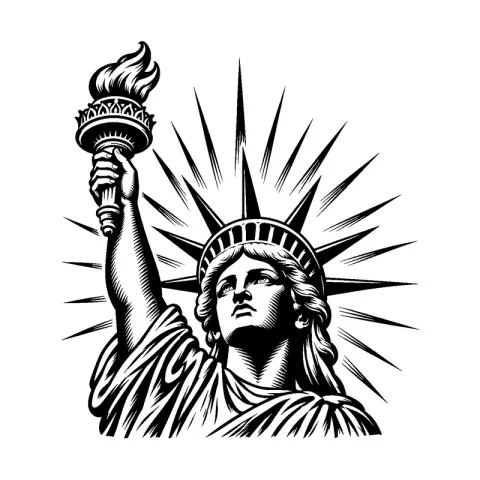 Statue Liberty Torch