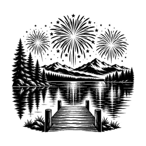 Fireworks Lake