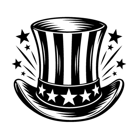 Patriotic Top Hat