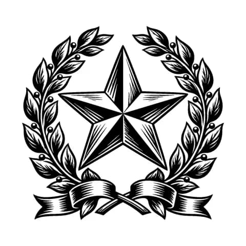 Star Laurel Medallion
