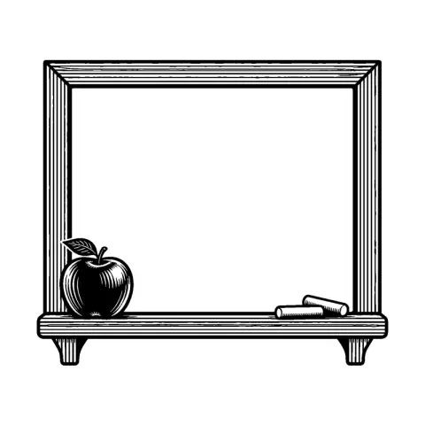 Chalkboard Frame Blank