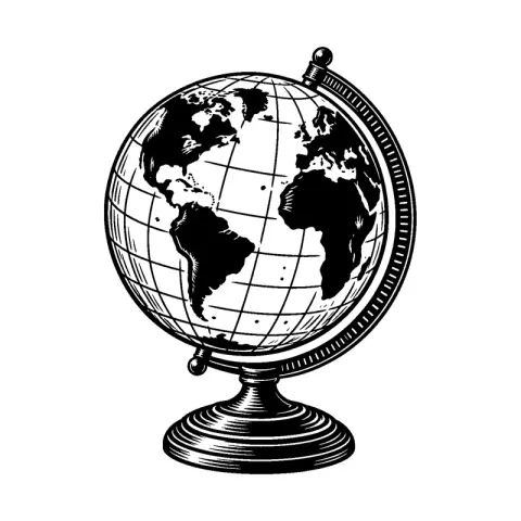 Globe On Stand