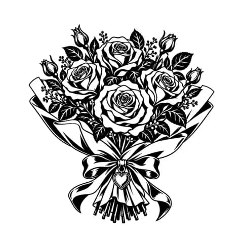 Roses Heart Bouquet