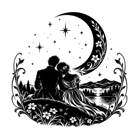 Couple Moon