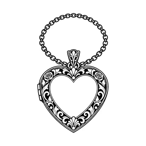 Heart Locket Blank