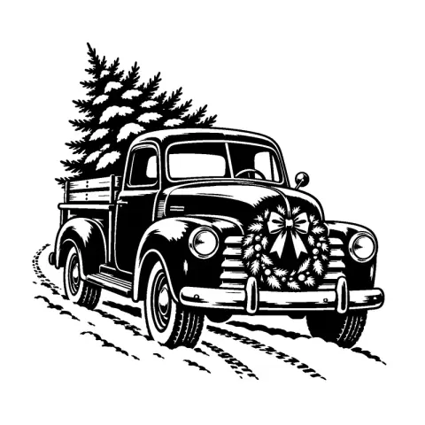 Christmas Tree Truck