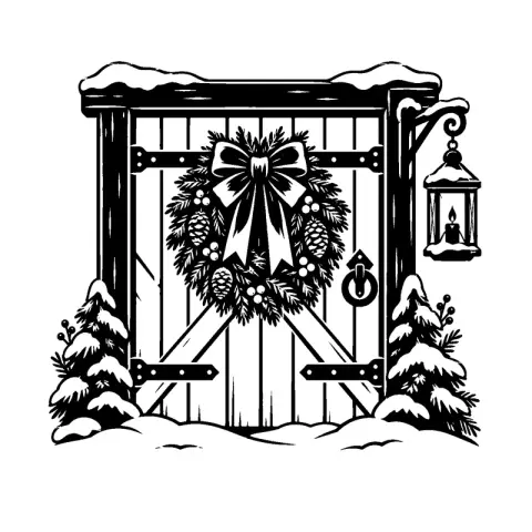 Barn Door Wreath
