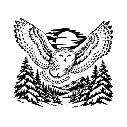 Snowy Owl Flight