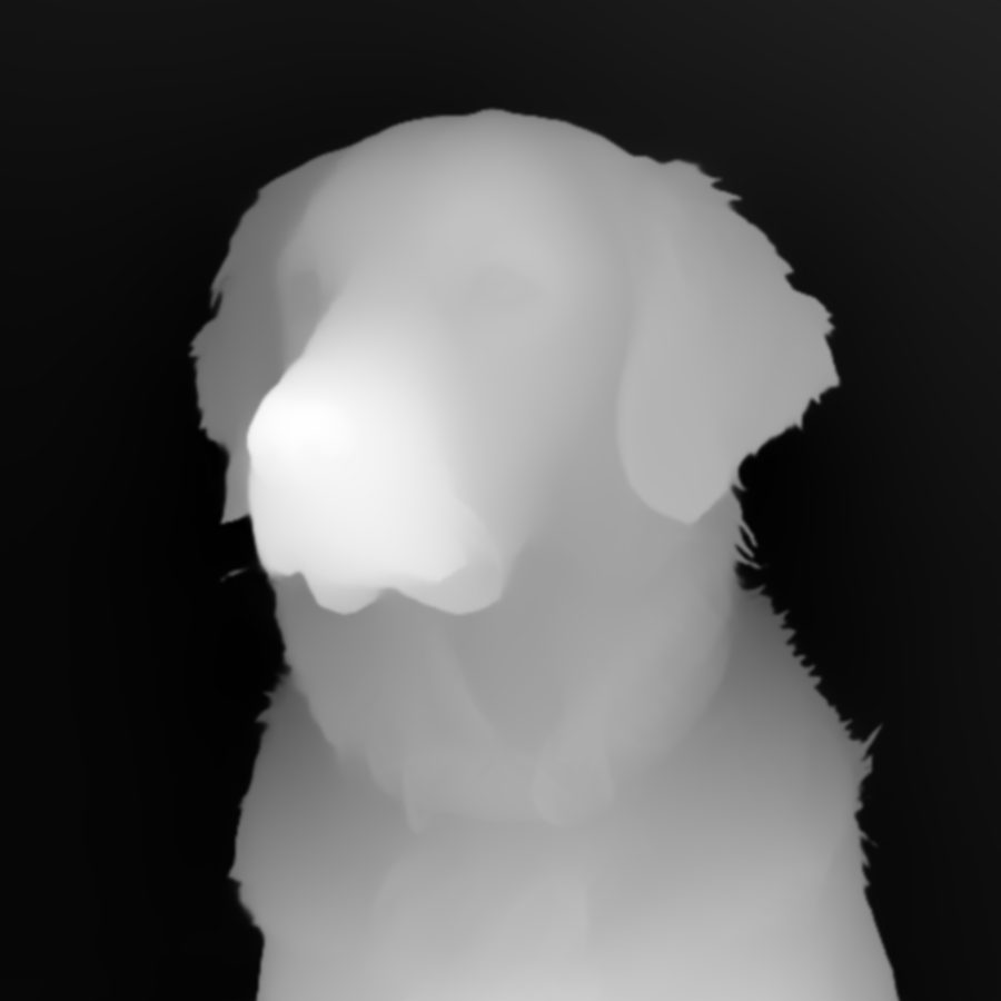 golden-retriever AI heightmap